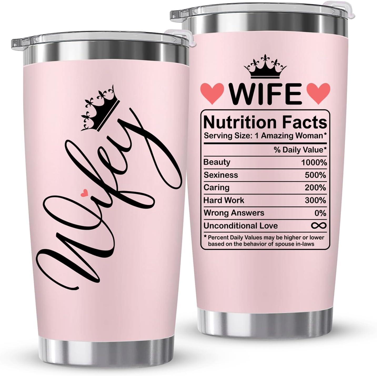 CVROY Wife Gift Ideas Tumbler I Love You Gifts for Her