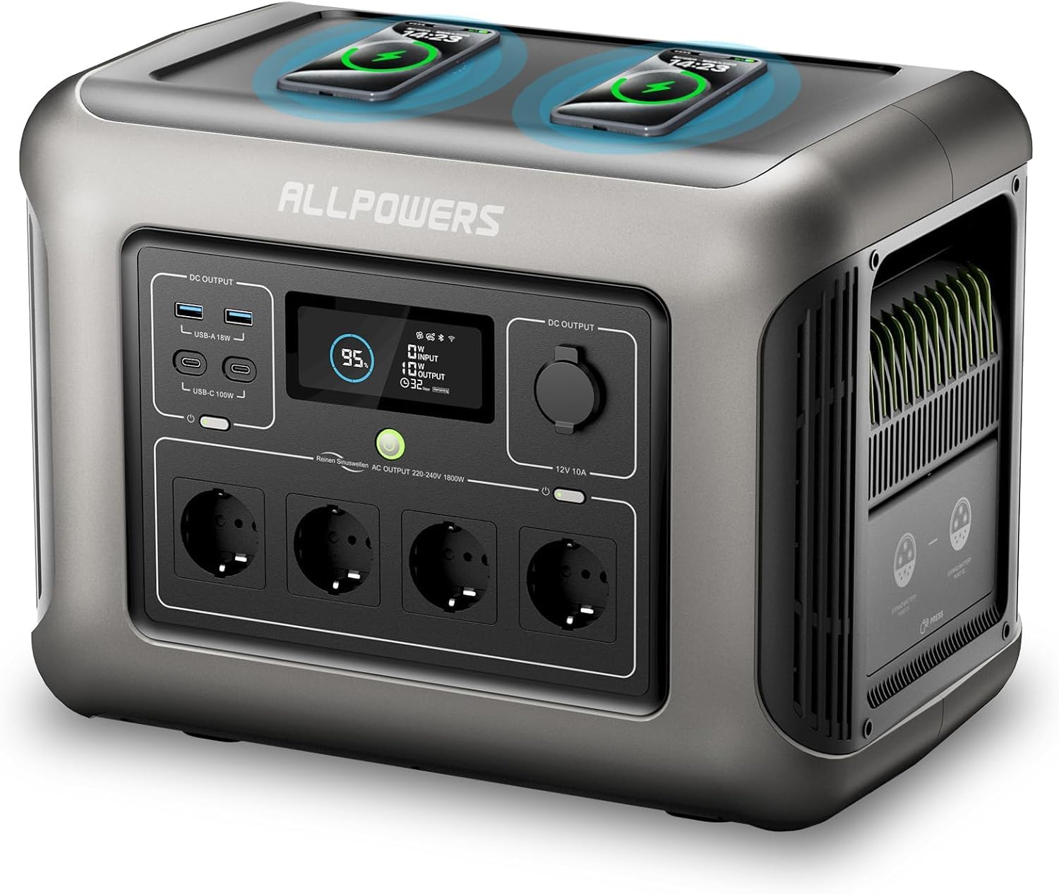 ALLPOWERS R1500 Station Électrique Portable 1152Wh/1800W Batterie LFP