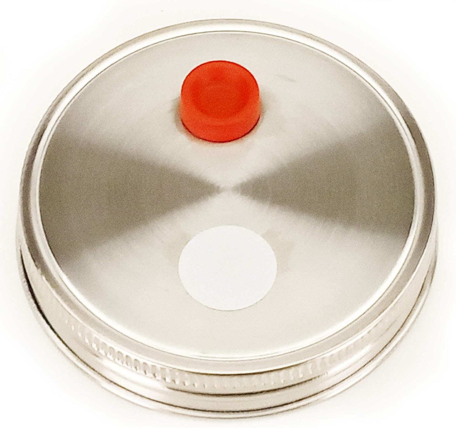 Mushroom Jar Lid for Grain Spawn Stainless Steel Metal Wide Mouth (6 Pack)
