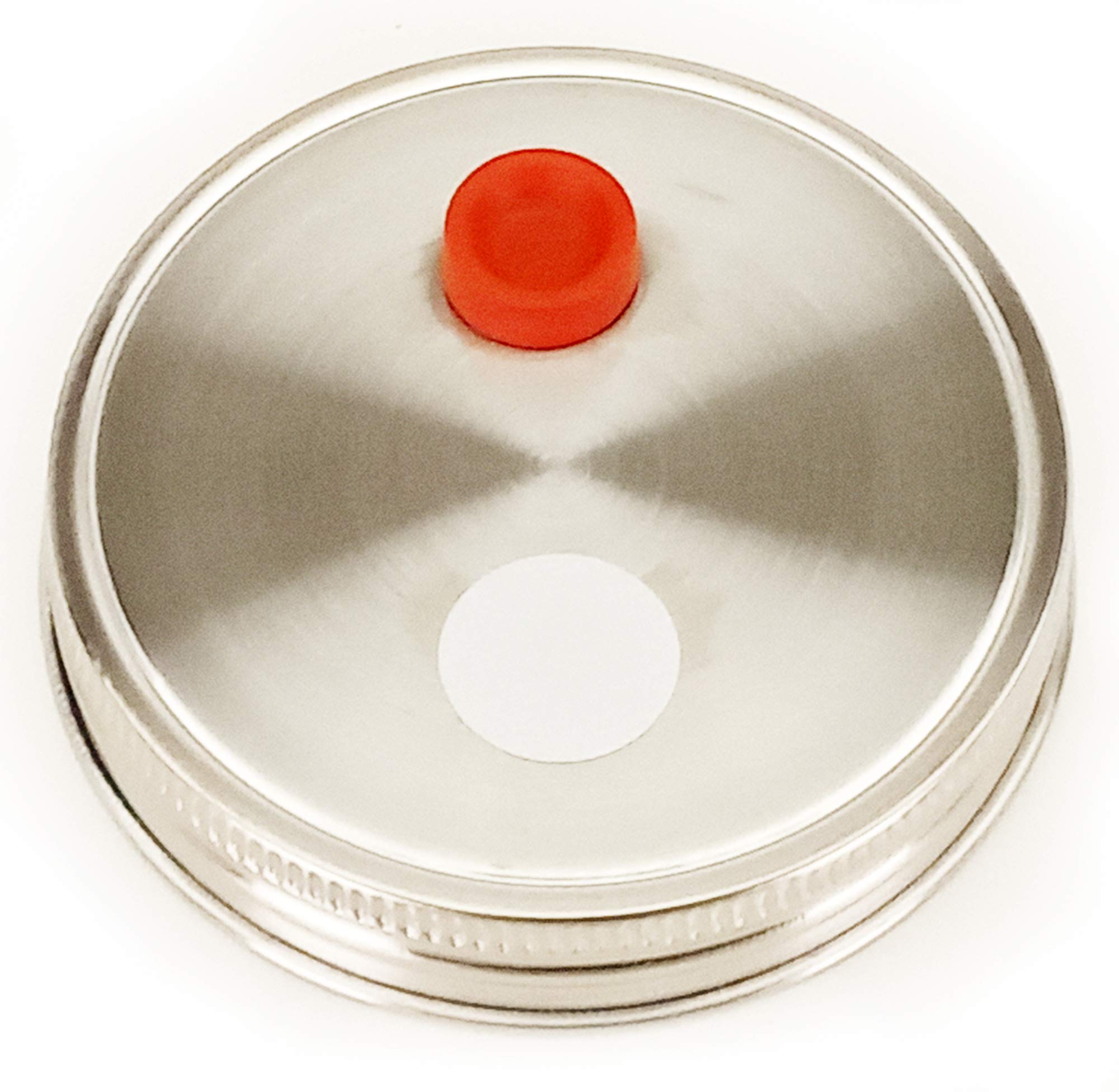 12 Pack Rust Proof 304 Stainless Steel Grain Spawn Wide Mouth Jar Lids for Mushroom Cultivation