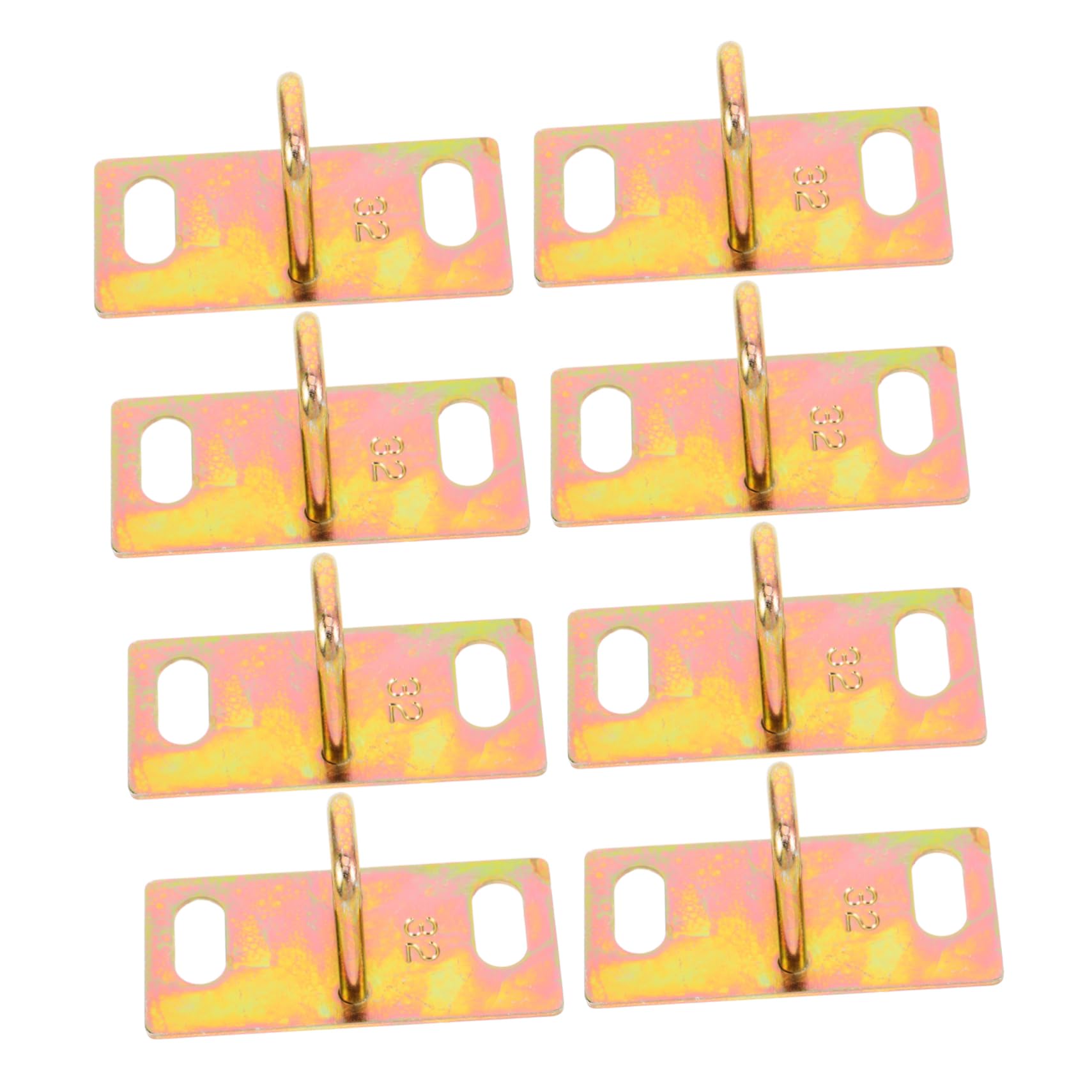 ABOOFAN 8Pcs Electric Motorcycle Seat Lock Plates Durable Hook Buckle for Scooters Motorbikes Easy to Install Replacement Parts Secure Locking Mechanism for Motorbikes