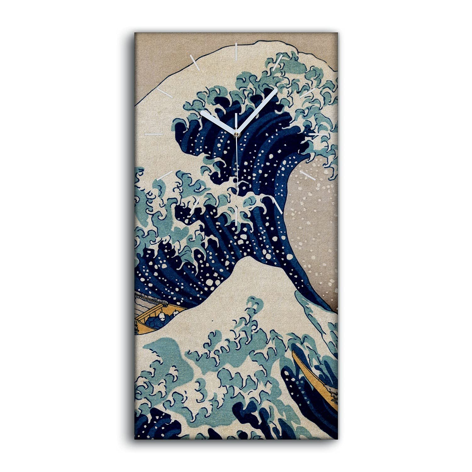 Horloge sur Toile 30x60cm Art Mural Image Décoration Salon Chambre