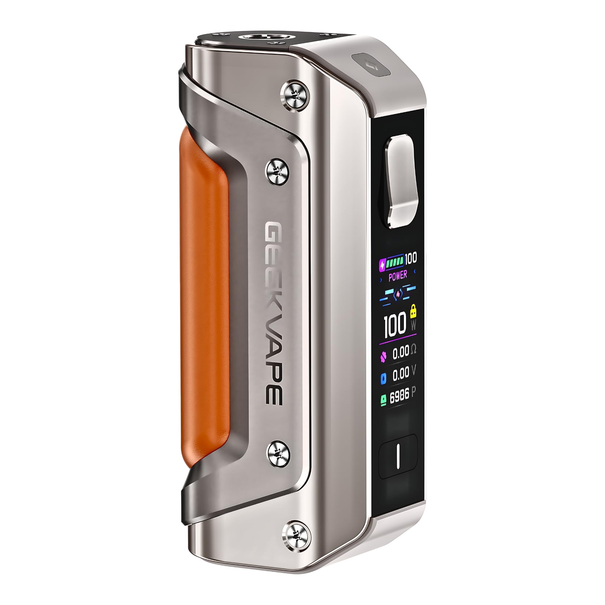 GEEKVAPE Aegis Solo 3 Vape Mod - [Requires 18650 Battery - Sold Separately] Tri-Proof Resistance, 100w, Threaded 510 Connection, Multiple Modes, IP68 Rating, USB Type-C, No Nicotine (Titanium Grey)