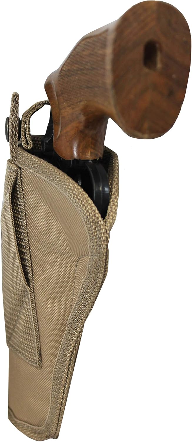New Barsony Desert Sand Cross Draw Holster for 4" Revolvers