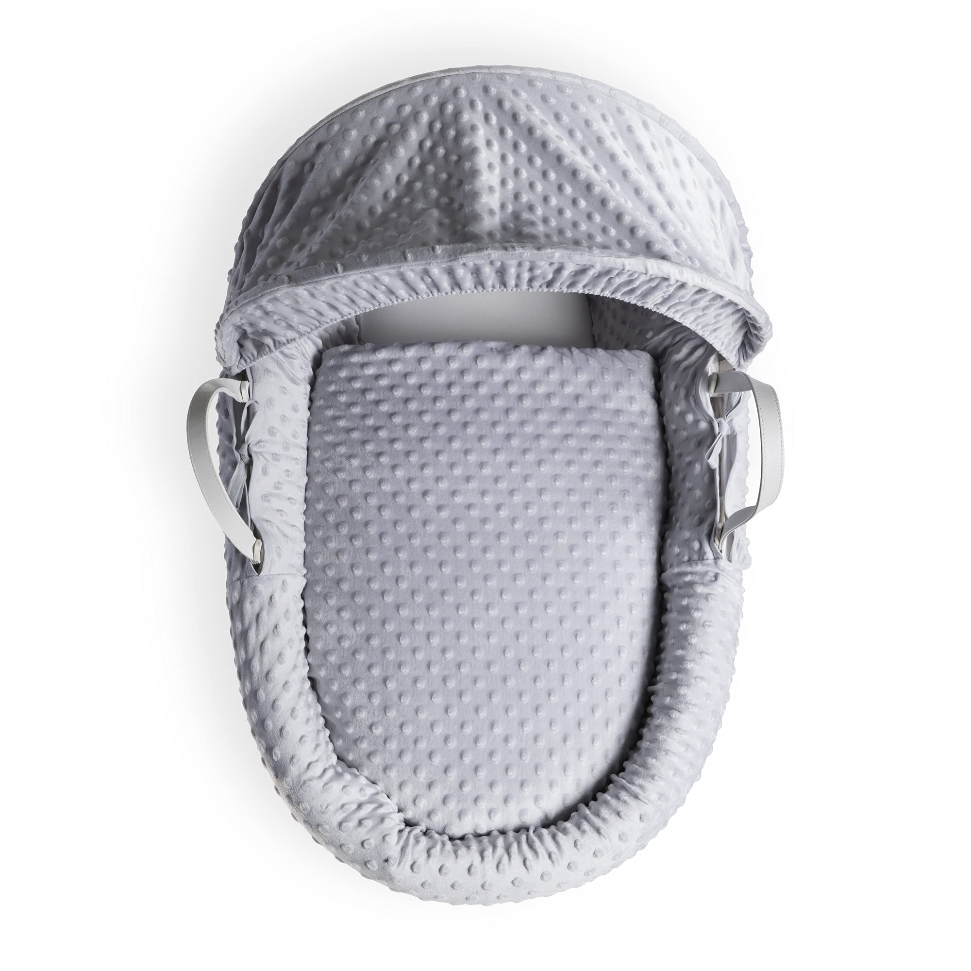 Clair de Lune Dimple - Set di biancheria da letto per culla (cestino non incluso) - (grigio)