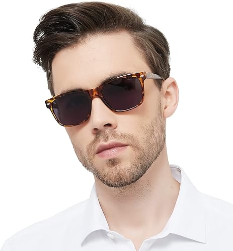 MARE AZZURO Gafas de sol de lectura de sol cuadradas grandes para hombre 1.0 1.25 1.5 1.75 2.0 2.25 2.5 2.75 3.0 3.5 4.0