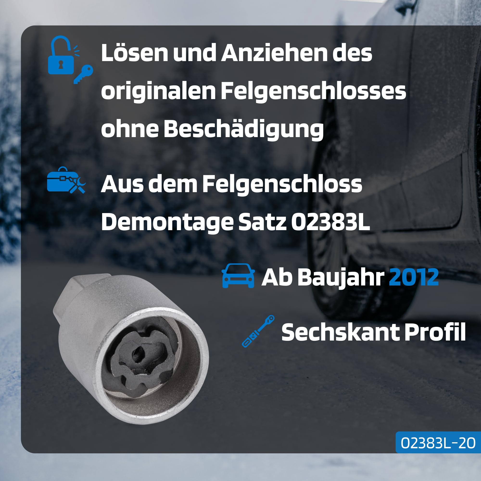 SW STAHL Adapter für VW 540 02383L-20