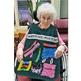 Fidget Blanket for Elderly Dementia Alzheimer’s Therapy Activity Apron Anxiety Relief Solutions Memory Loss