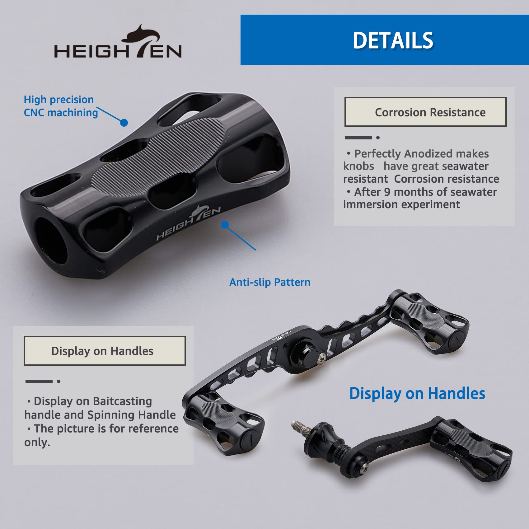 Amazon.com: HEIGHTEN 22mm Fishing Reel Handle Knob for Shimano