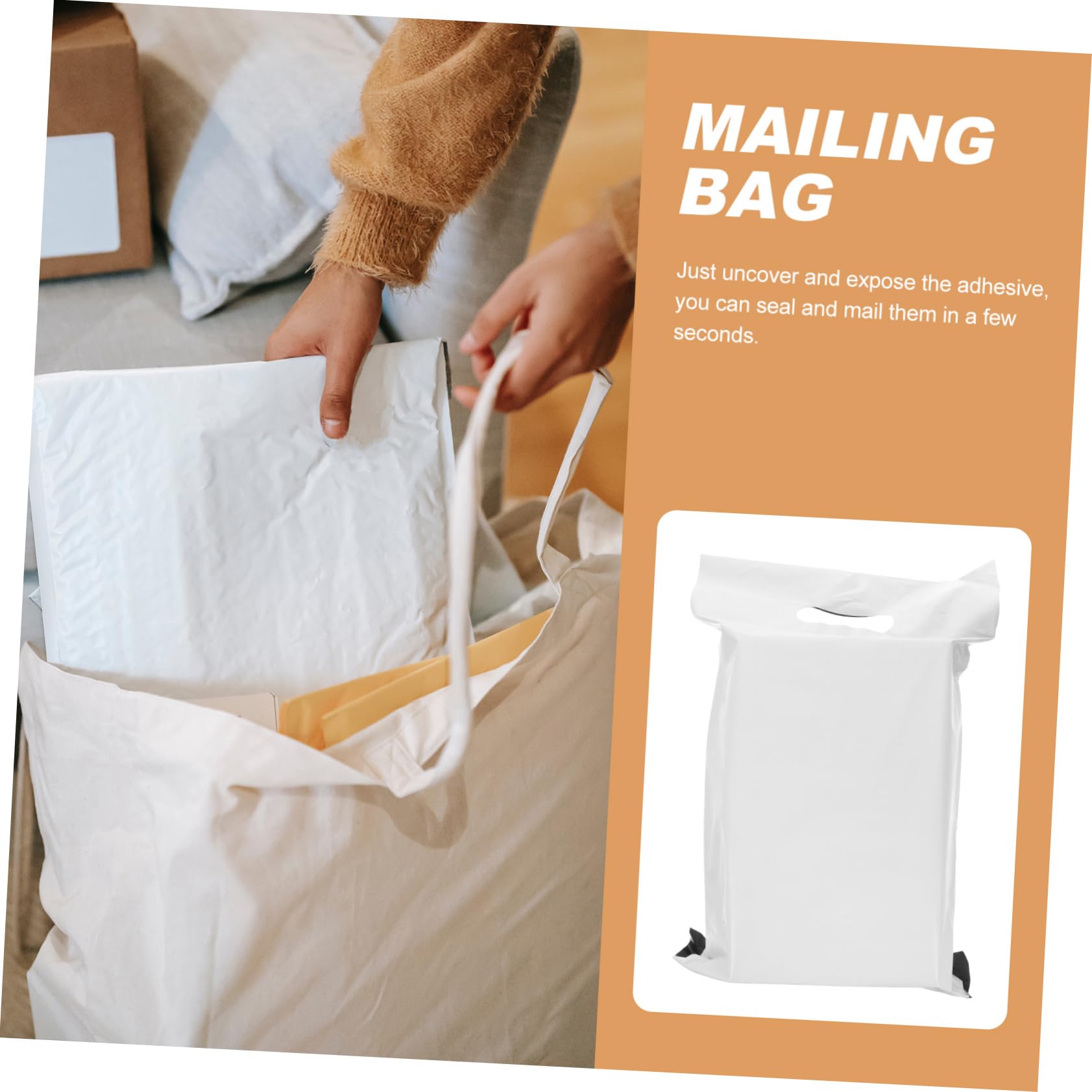 100 Pezzi Buste Per Spedizioni in Buste Postali Resistenti Per Abbigliamento Con Chiusura Adesiva a Pressione Per Spedizioni Portatili Per Piccole Imprese