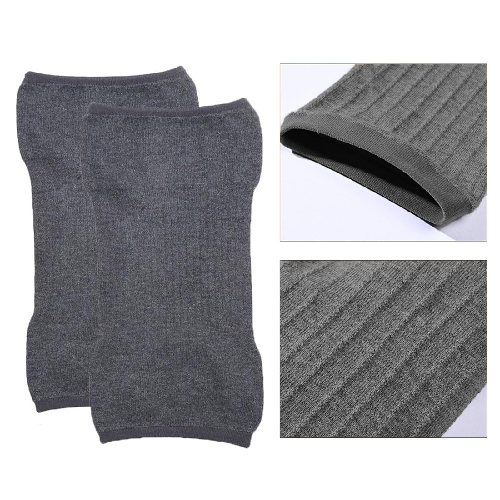 Helweet Ginocchiere Elastiche Termiche per Sport, Danza, Yoga, Corsa (L)