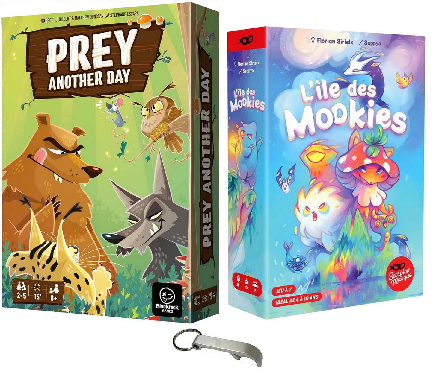 Set L'ile des Mookies + Prey Another Day versione francese + 1 Decap Blumie (Mookies + Prey)