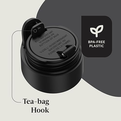 Miniatura 98 de Contigo Autoseal West Loop - Taza de viaje de acero inoxidable con aislamiento de vacío (16 oz, acero inoxidable/azul Mónaco, 2 unidades)