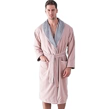 SEYANTE Plush Lined Microfiber Robe - Luxury Hotel Robe, Knee Length, Warm Unisex Bathrobe - Quality Spa Robe for Women & Men