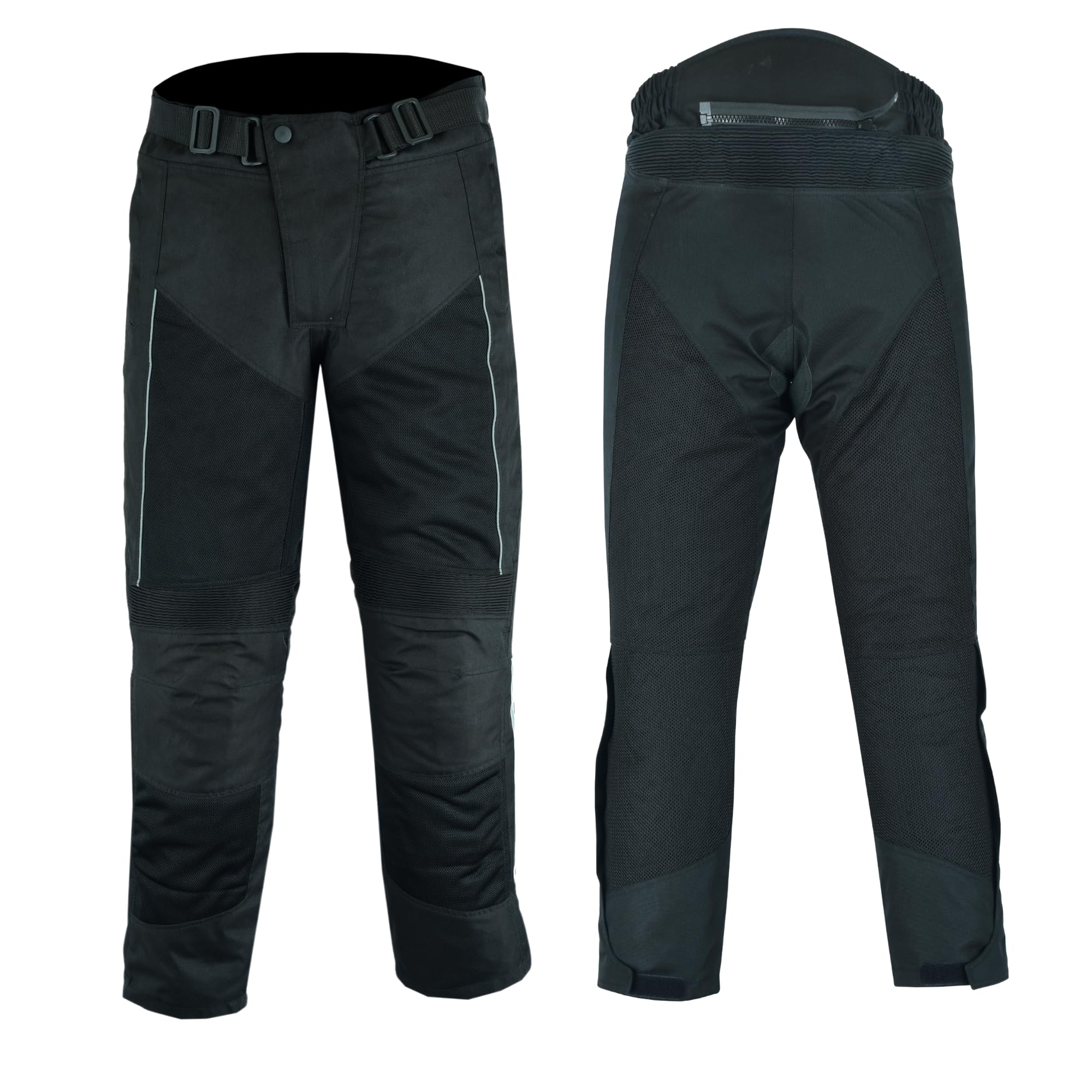 Pantaloni da Moto Air Mesh da Uomo con Protezioni
