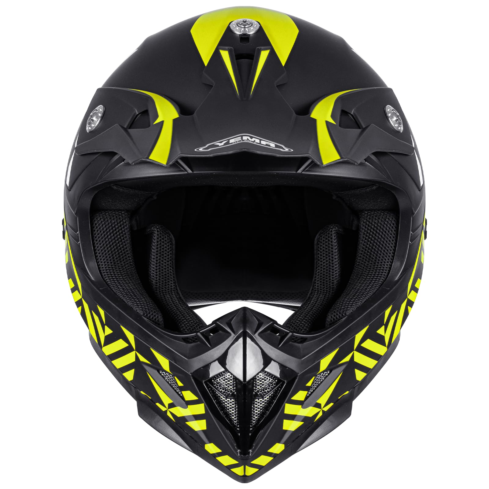 Casco Motocross Eduro ECE Homologado - YEMA YM-915 Casco de Moto Cross Integral para Mujer Hombre Adultos