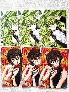 コードギアス　マルイ　ポストカード　ルルーシュ　C.C. スザク カレン コードギアス マルイ ポストカード ルルーシュ C.C. スザク