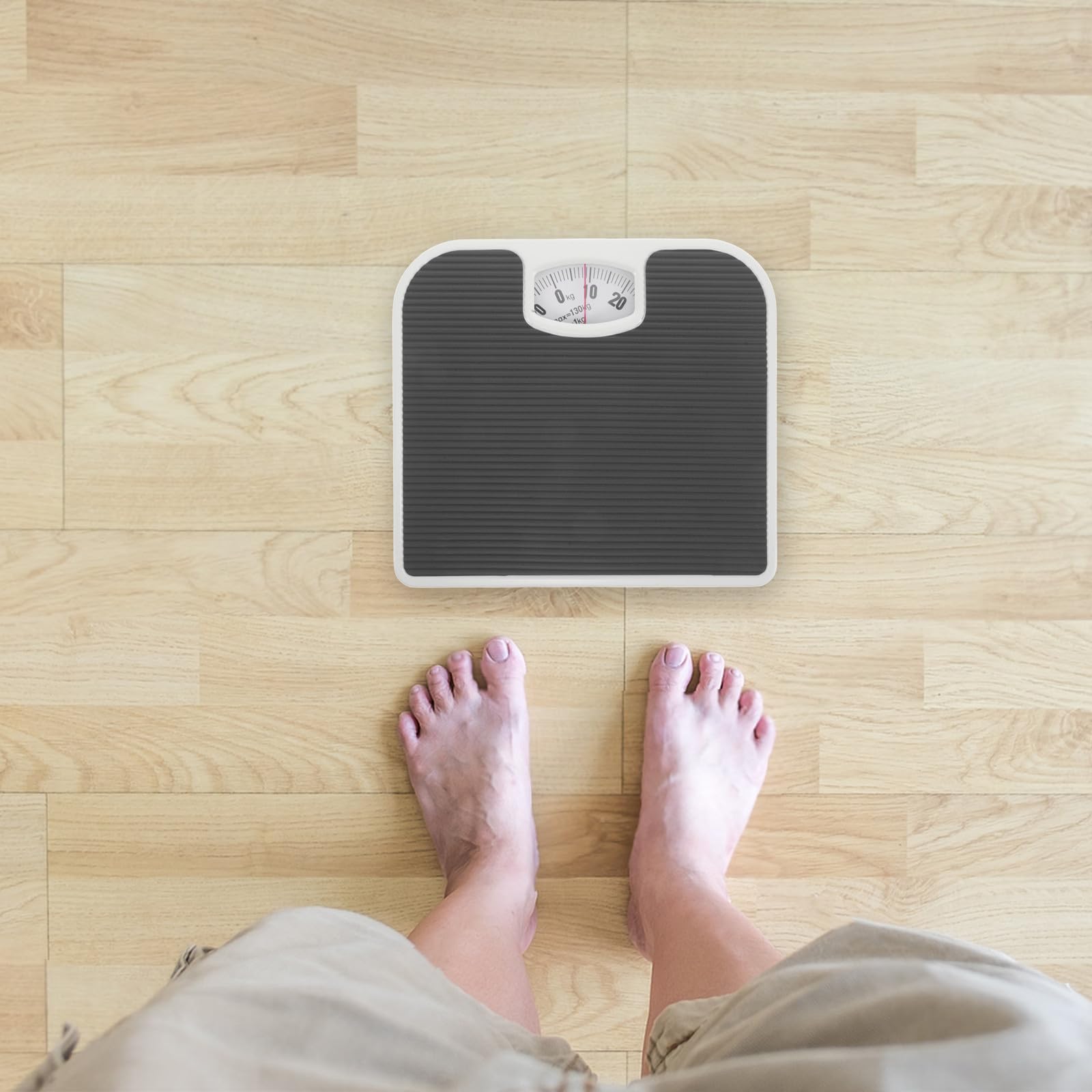 Hochpräzise Mechanische Körperwaage für Badezimmer Analoge Gewichtsmessung Robuste Federwaage ohne Batterie Gesundheitsmanagement für Zuhause und Büro