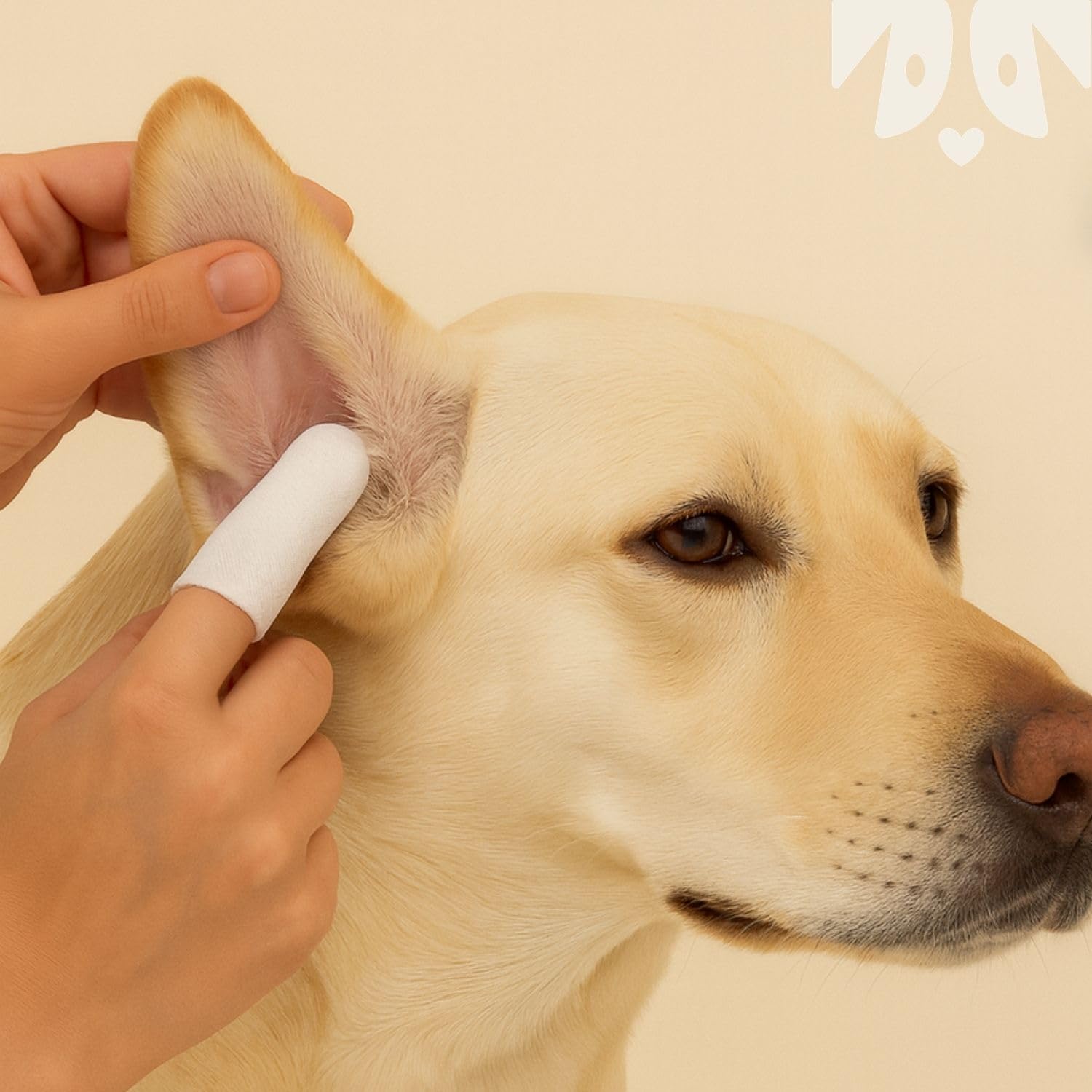 Ear Cleaner Finger Wipes for Dogs - Removes Wax, Dirt & Cleans Ears - Cleaning Wipes with Aloe Vera & Chamomile (Pack of 50) - image 6
