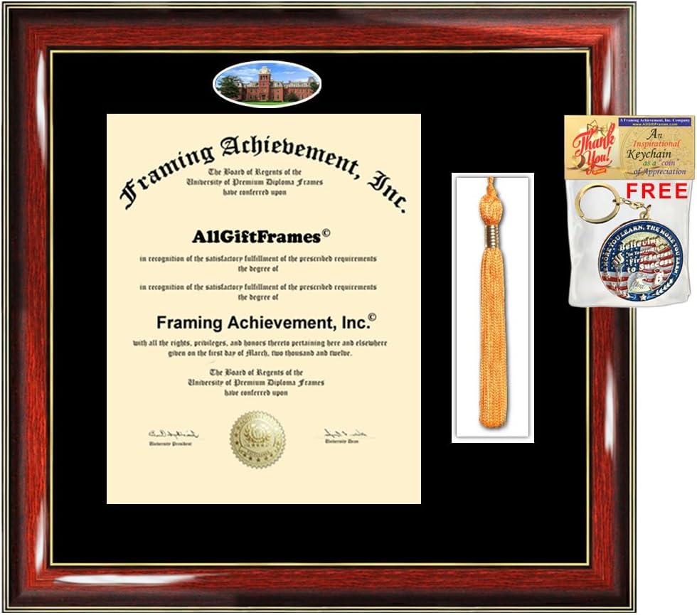West Virginia University Tassel Diploma Frame Graduation