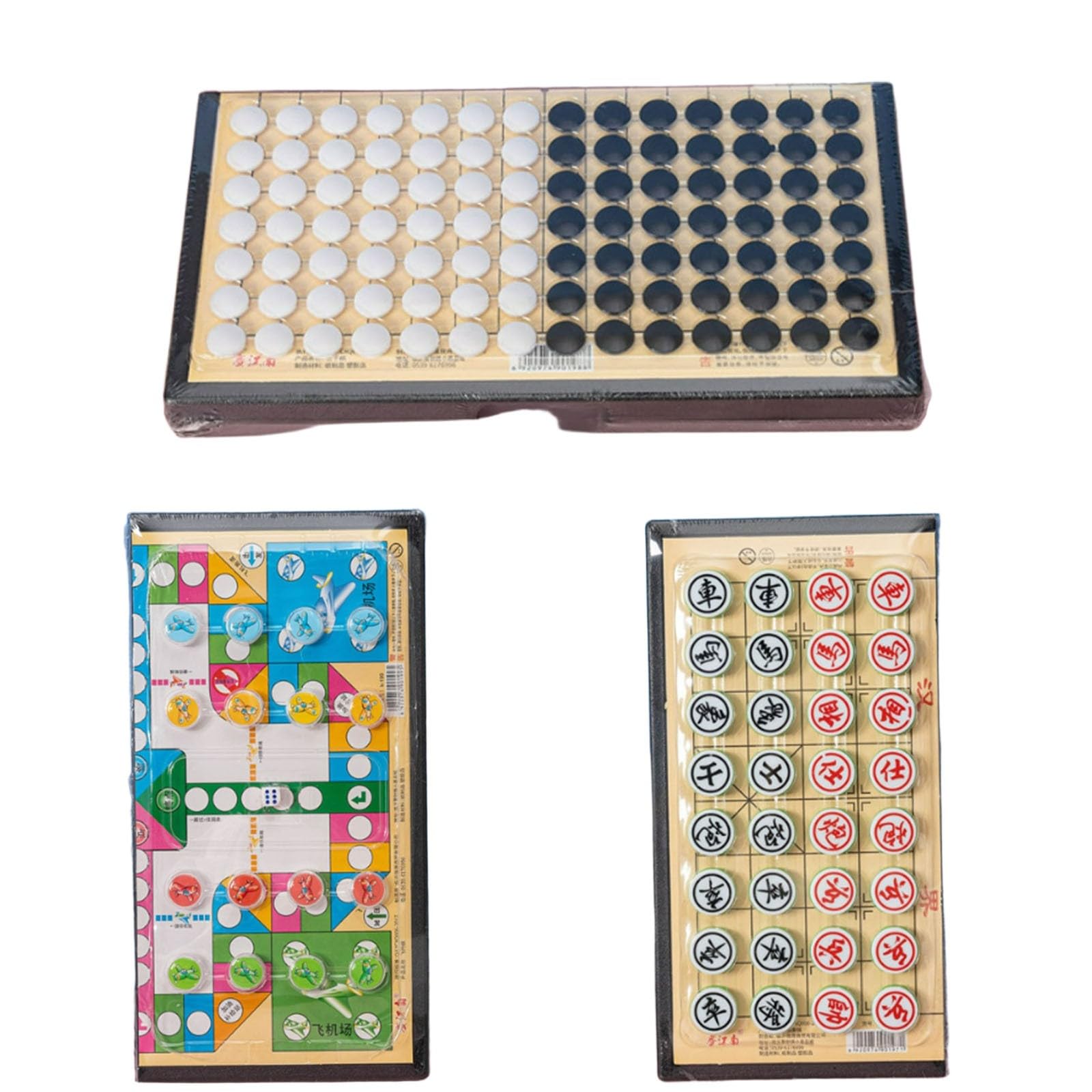 Juego de Viaje magnético clásico Weiqi y Gomoku con Piezas de plástico para Aprender y entretenerse(a+b+c,29 * 30cm)
