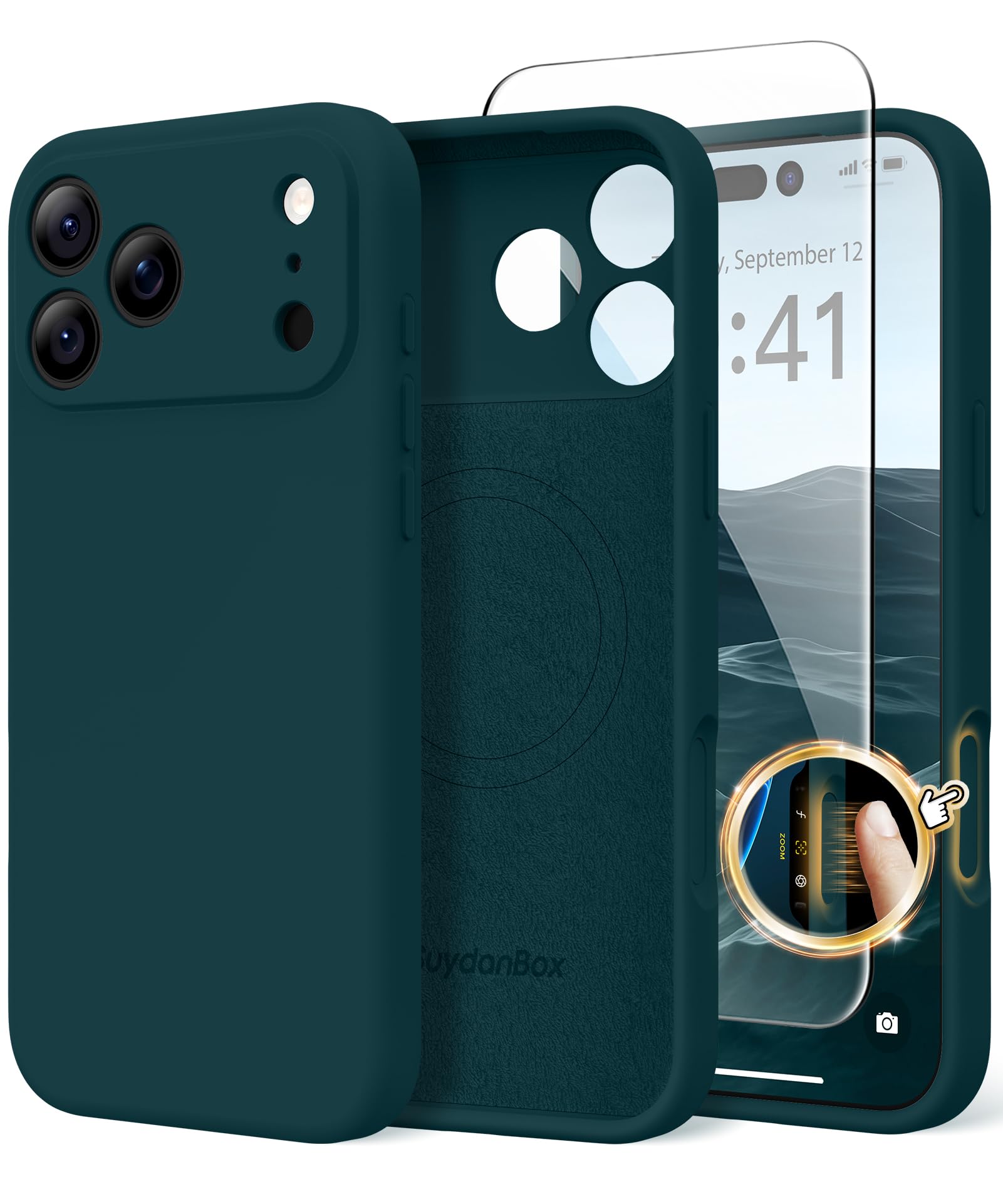 Magnetic for iPhone 18 Pro Max/iPhone 17 Pro Max Case Silicone