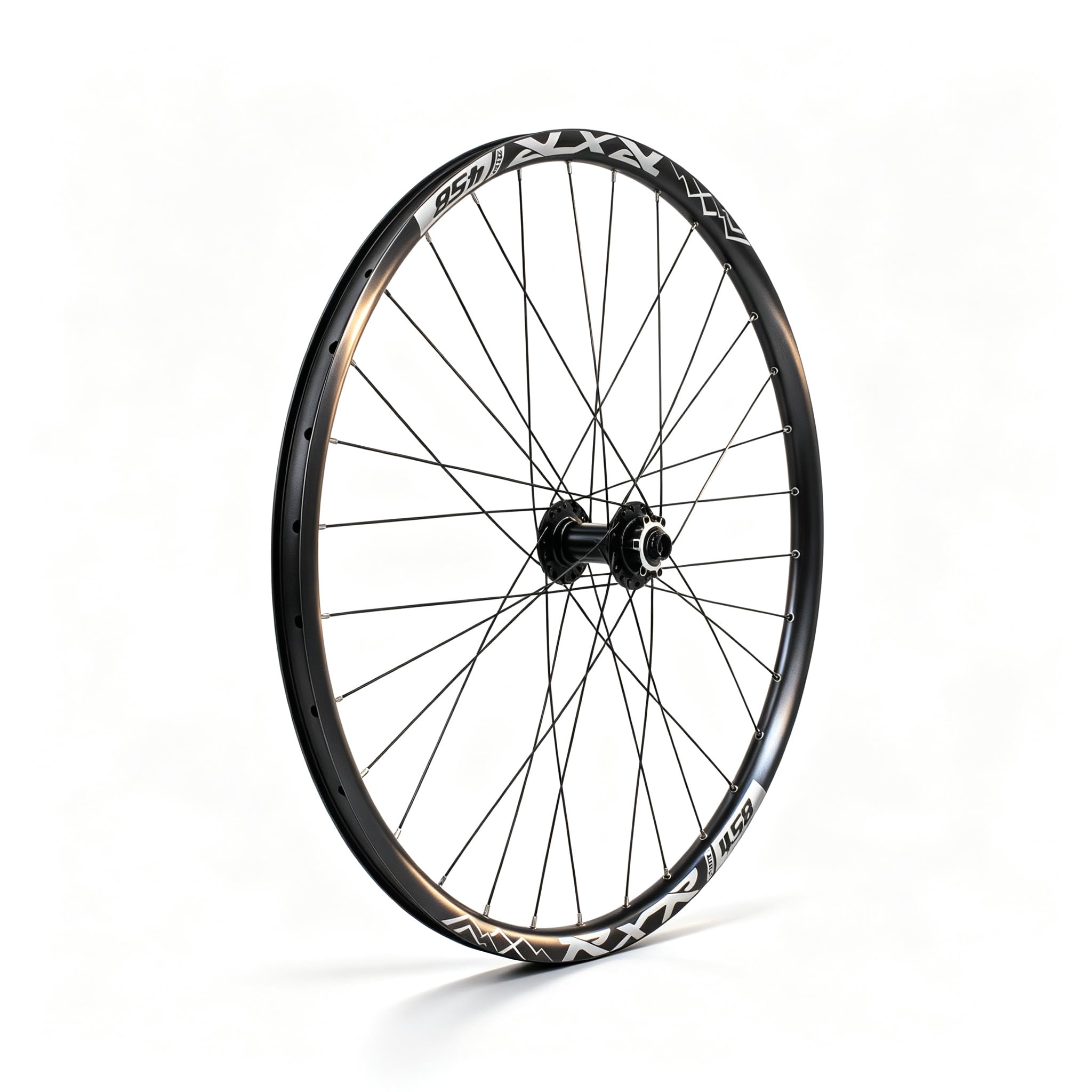 Mountion Bike Roues sans chambre à air 26/27,5/29", frein à disque, Boost avant M15 x 110 mm arrière M12 x 148 mm en alliage d'aluminium pour roues de VTT, F/V