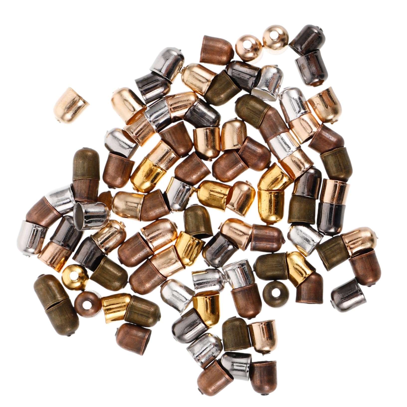 OSALADI 3 Packs Assorted Color DIY Earring Accessories Tassel Caps and Buckles for Handmade Jewelry for Crafting Unique Ear Drops and Charms