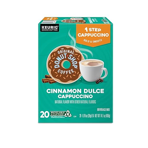 Miniatura 8 de The Original Donut Shop - Cápsulas de One-Step Cinnamon Dulce Cappuccino para Keurig Single-Serve K-Cup, 20 unidades