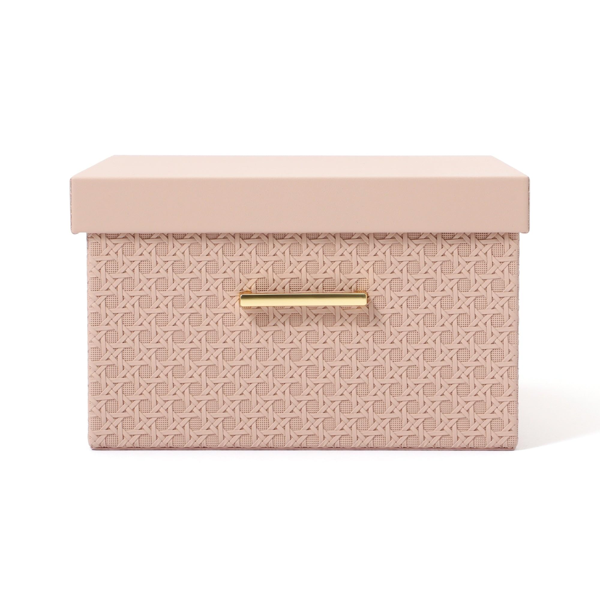 Amazon｜Francfranc フランフラン エンボス ボックス L ピンク 収納