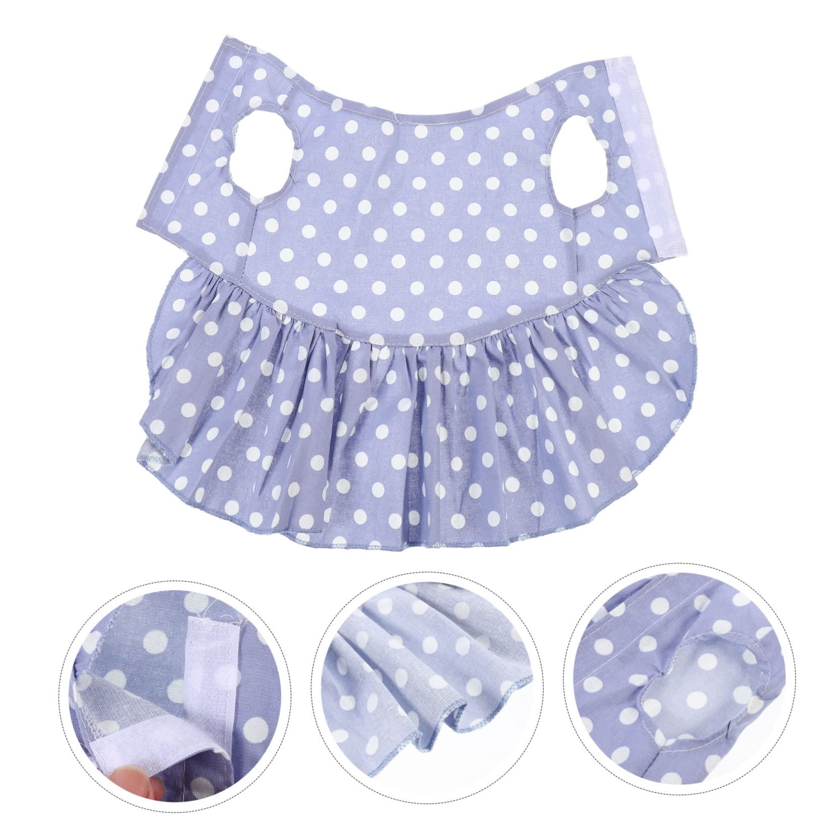 4-teiliges Hundekleid-Set – Größe M, Bedruckt, ärmellos, Für Kleine Hunde & Katzen