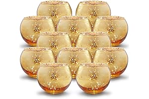 Table Decor for Party: Volens Gold Votive Candle Holders