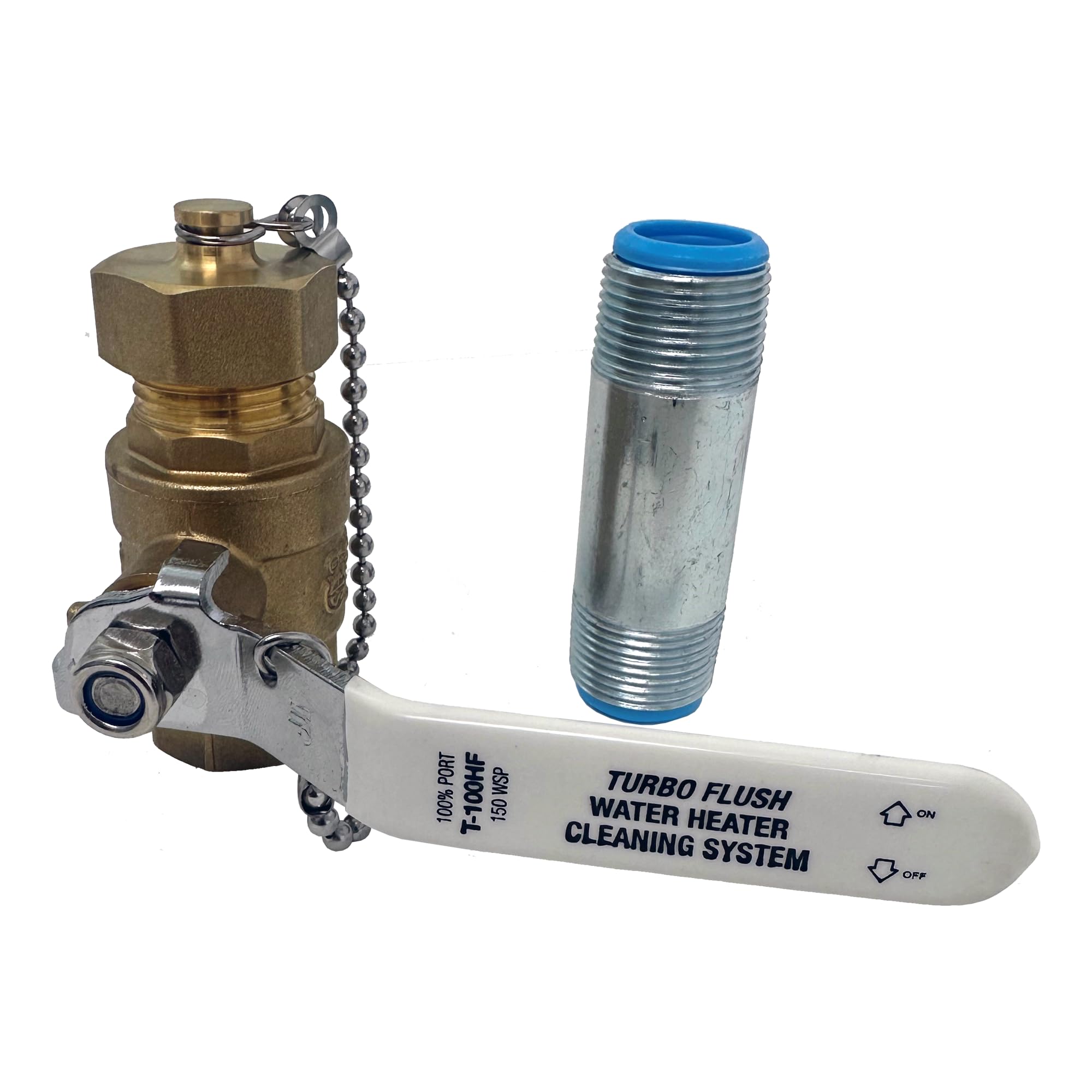 Water Connection | Water Heater Drain Valve | Water Heater Sediment Flush  Valve | Take Out Sediments, Clean Your Water, Eliminates Pesky Problems |  ¾'' Full Port 3-inch Dielectric Nipple - Amazon.com