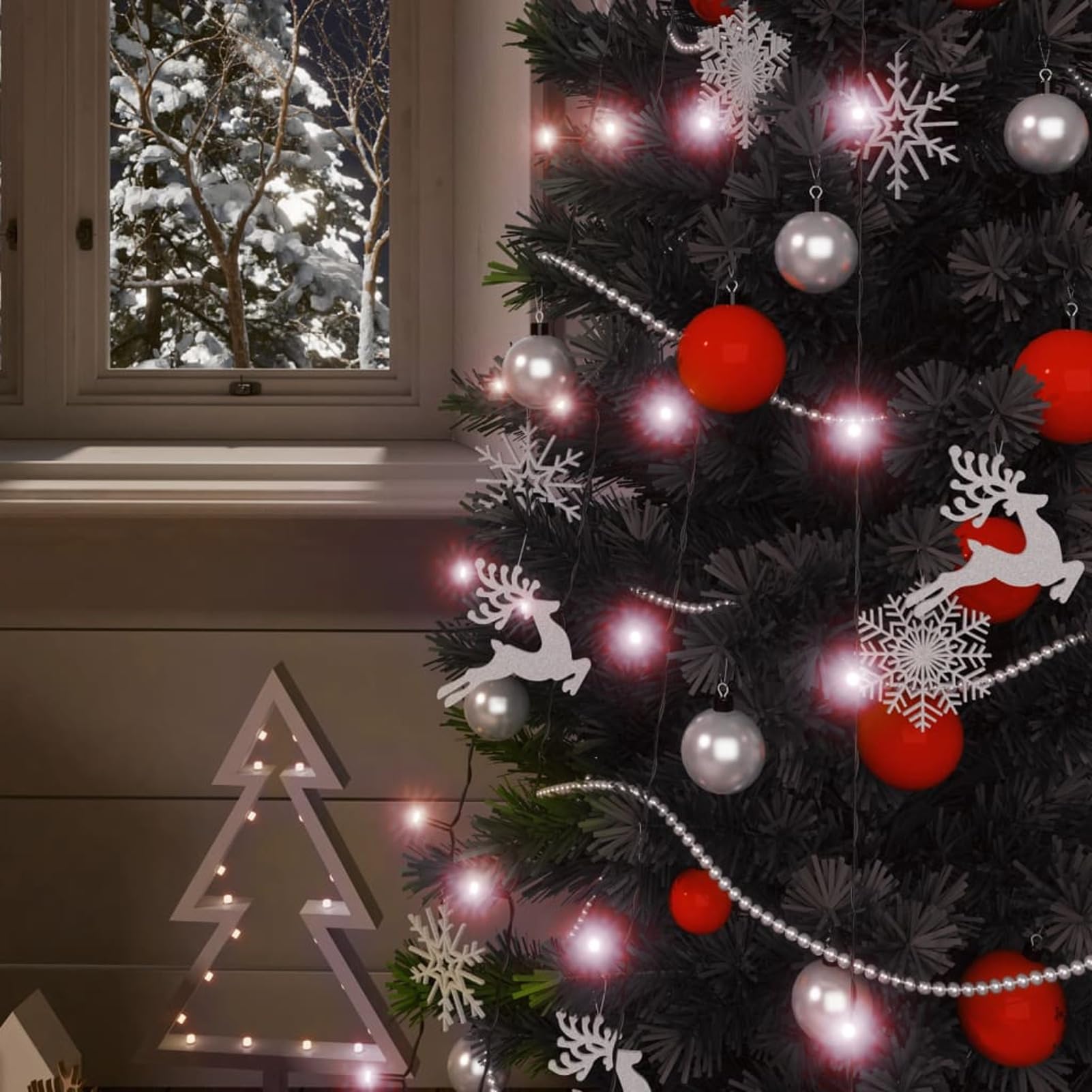 Tira de Luces solares5 uds Blanco cálido Interior/Exterior, Luces Navidad Exterior, Guirnalda Luces Interior, Luces Decorativas Habitacion, Decoracion Navidad Hogar, Fairy Lights