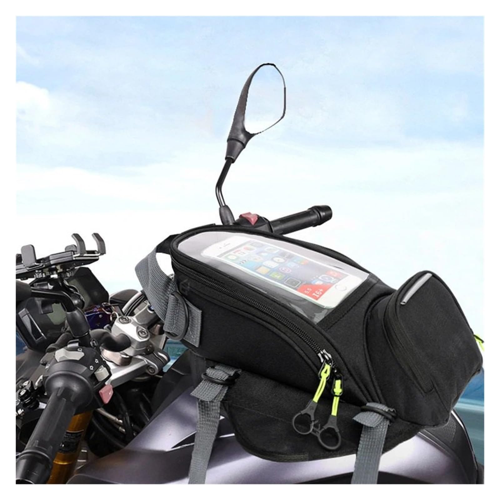 Magnetischer Motorrad-Tankrucksack Für Zontes G1 125 ZT125 ZT125U ZT U 310X Zubehör Motorrad: Neue Multifunktionale Handy-Navigations-Tanktasche