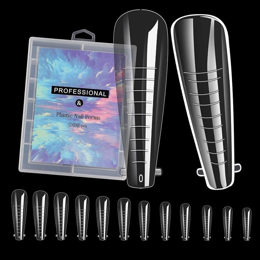 ロングバレリーナ Amazon | COLORBIRD ネイルチップ 長さ出し フォームチップ 120枚 全17