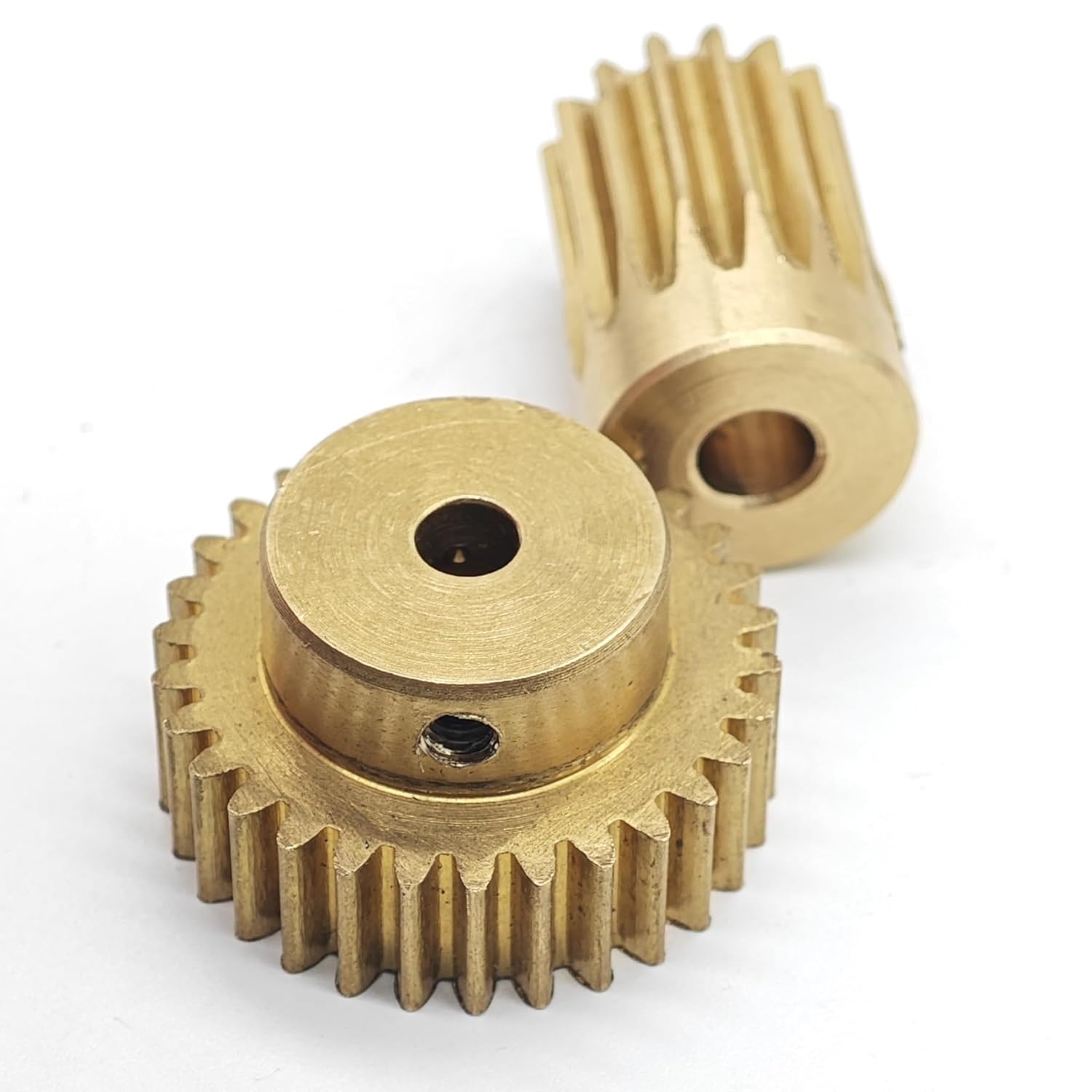0.6 Module 81 Teeth Copper Spur Gear 0.6M 81T Step Cylindrical Gear Straight Teeth Transmission Pinion Mechanical(5mm bore)