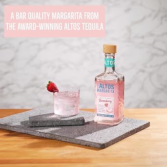 Altos Lime Margarita 750ml & Altos Strawberry Margarita 750ml Ready to Serve Bundle