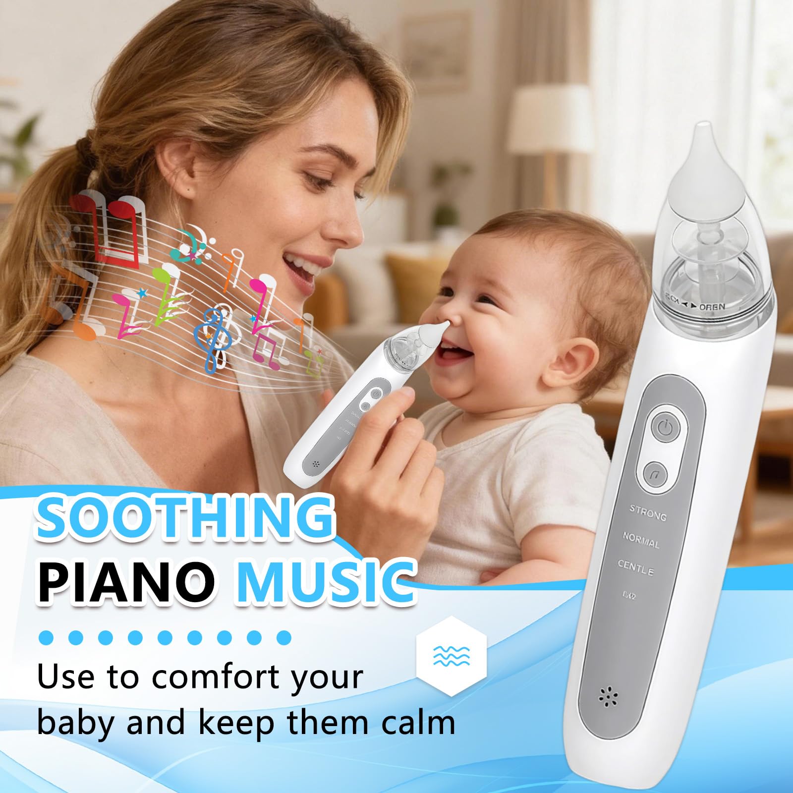 Nasal Aspirator for Baby Baby Nose Sucker - Image 2
