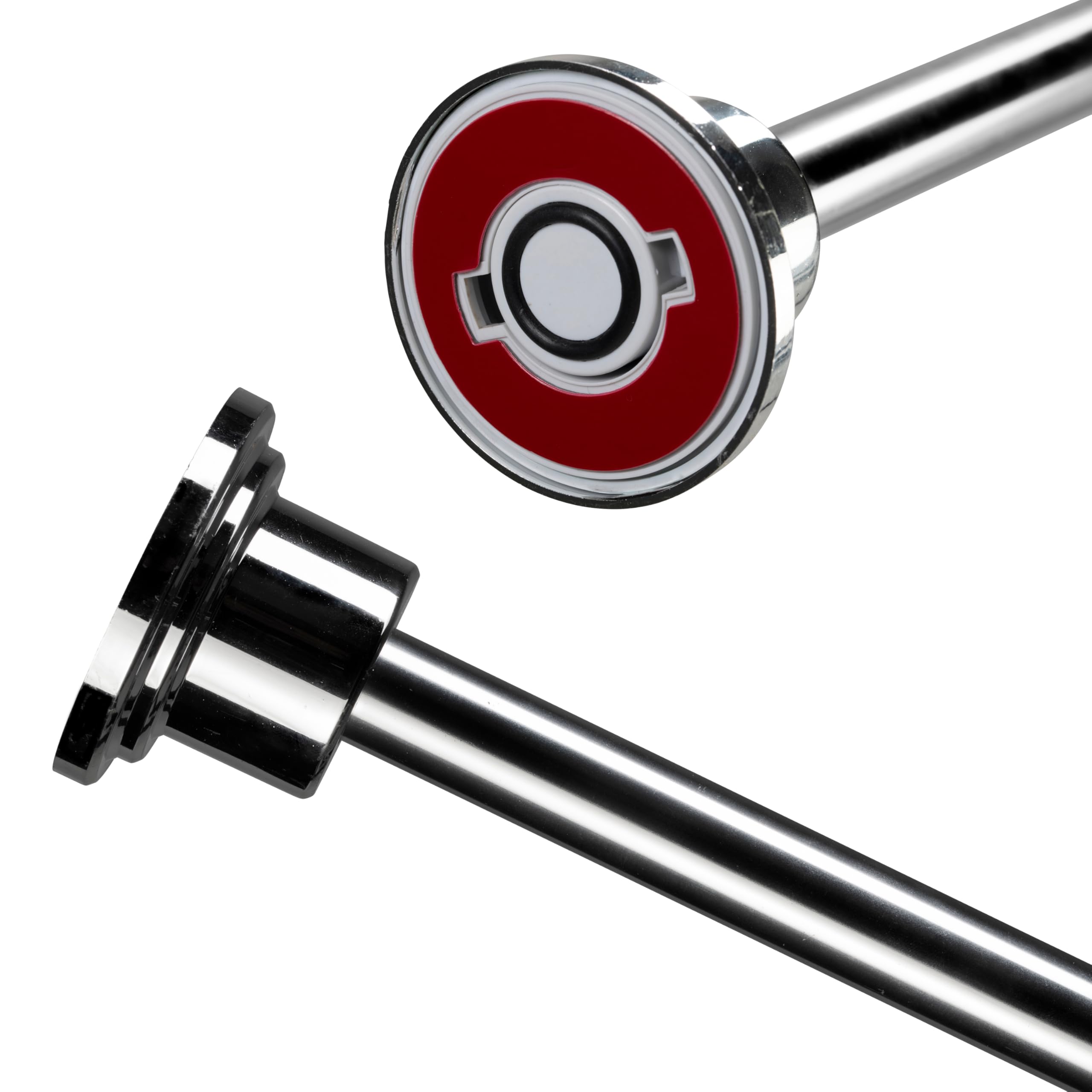 Croydex Chrome Stick 'N' Lock Premium Telescopic Cubicle Rod