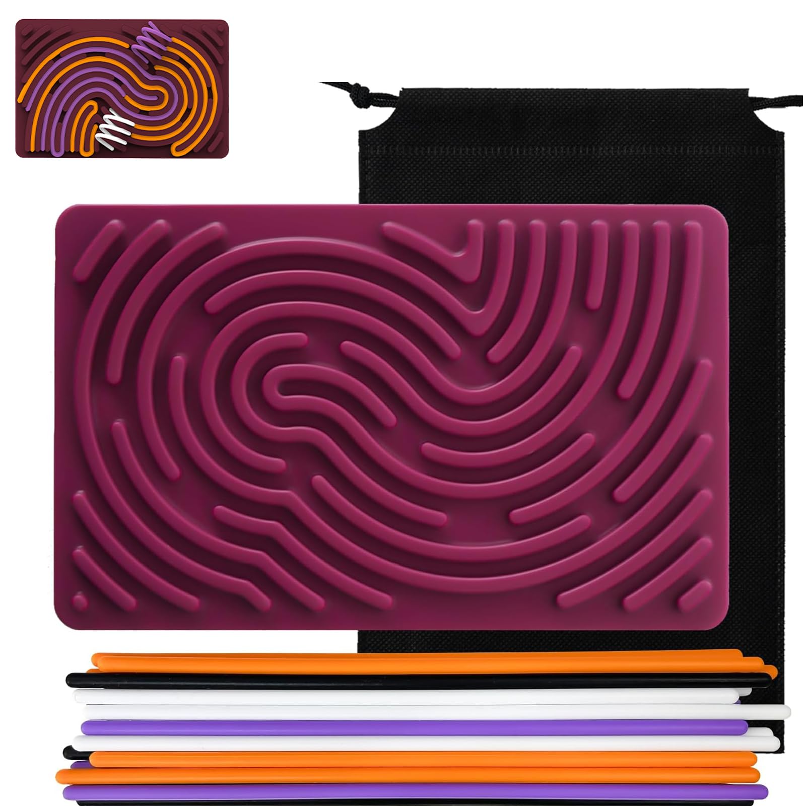 4 Unité Activité Sensorielle Boardt,Jouet Sensoriel Double Face,avec 60