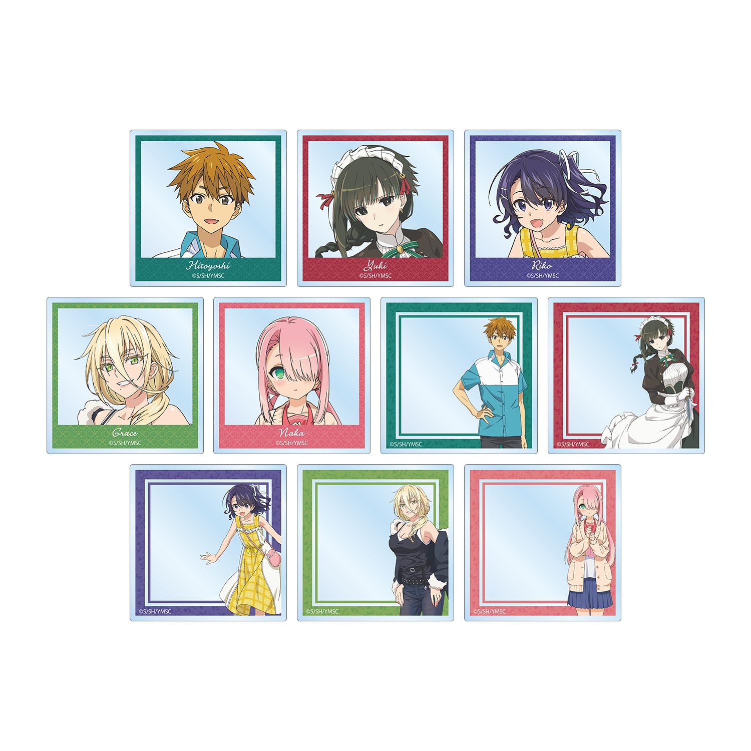 TV Anime Kimi wa Meadow Trading Acrylic Cards Box of 10