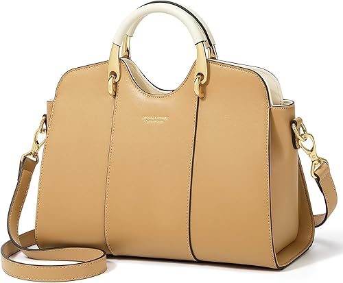 Fanshion - Bolso de mano para mujer, de cuero, con asa superior, bolso de hombro y bolsos Fanshion, Ladies, Purses