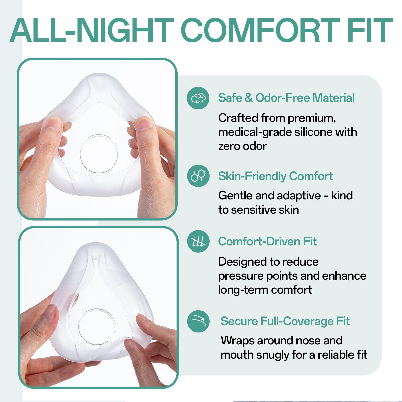 Amazon.co.jp: ResMed AirFit F20 Mask用交換用クッションLサイズ