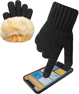 Sponsored You’re seeing this ad based on the product’s relevance to your search query.Learn more about this advertisement lifwimner Winter Gloves Women's Touchscreen Warm Fleece Knitted Gloves Thermal Winter Gloves for Outdoor Sports Running Cycling Leisure