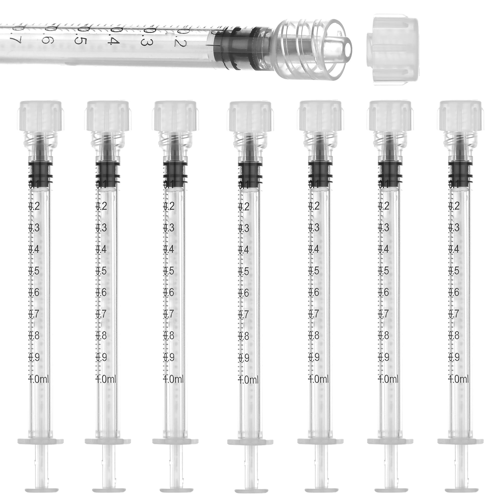 2.5ml Disposable Syringe with 25G-1Inch(25mm) Luer Lock Syringes, 100Pack — Amazon image 12