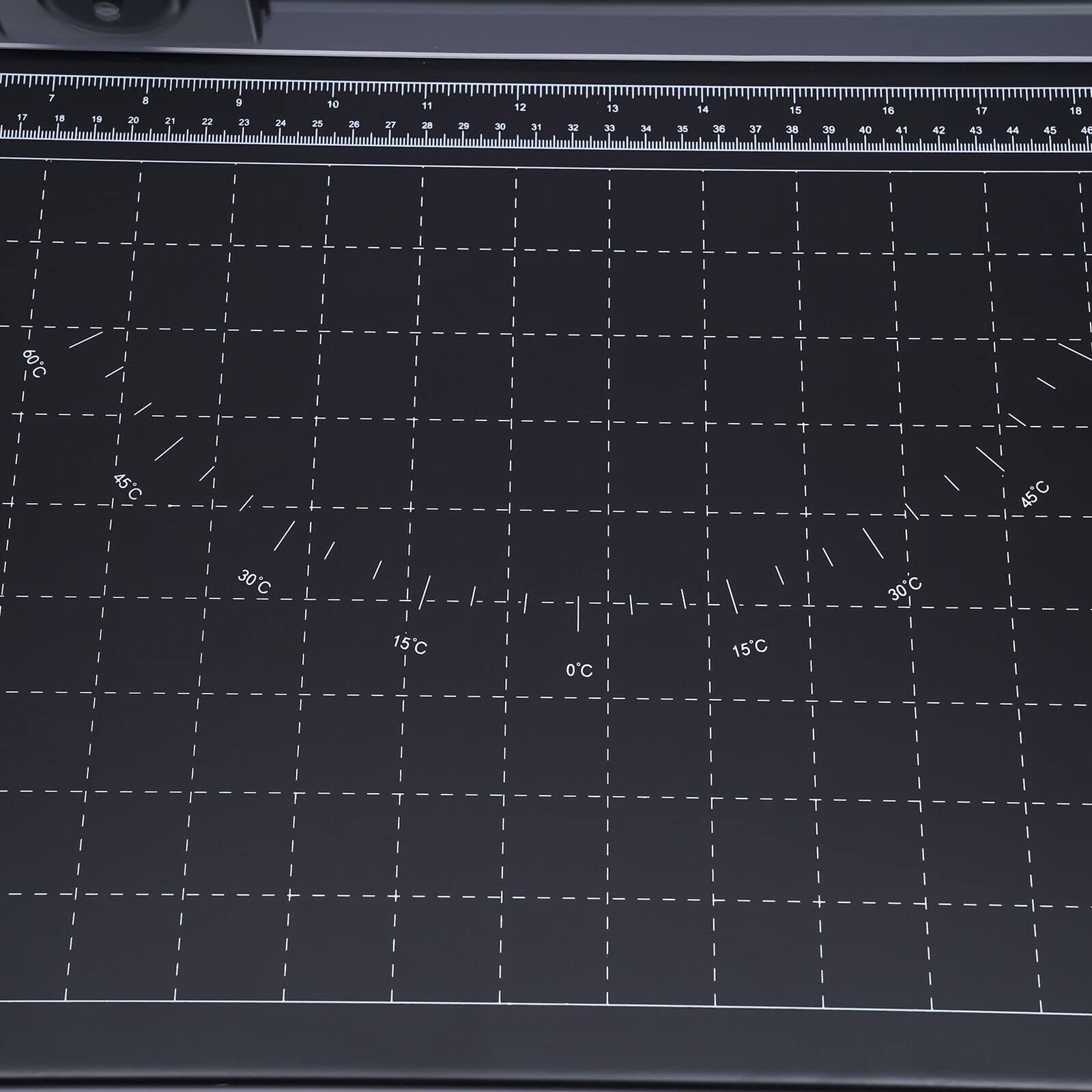Taglierina per carta da 61 cm per A3, A4 e A5, in metallo, rotante, grande, manuale, affilata, con righello di posizionamento magnetico con mobilità