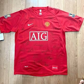 マンチェスター・U 2008年CLファイナル ユニフォーム記念セットサイン入り マンチェスター・U 2008年CLファイナル ユニフォーム記念セットサイン