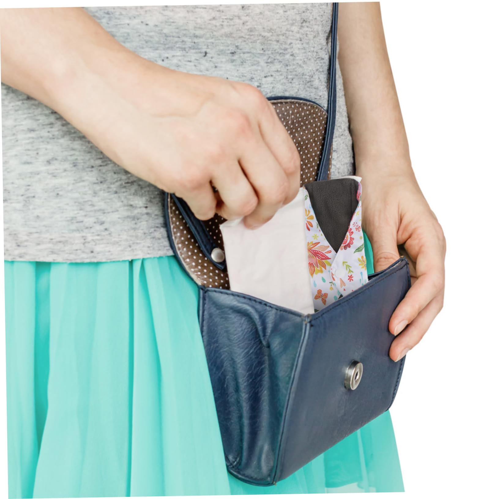 MAGICLULU 10 Stk waschbare Damenbinde menstruations pad livy menstruationspad Menstruationspads Atmungsaktive Damenbinden Menstruationsbinden aus Stoff tragbare Damenbinde Auslaufsicher