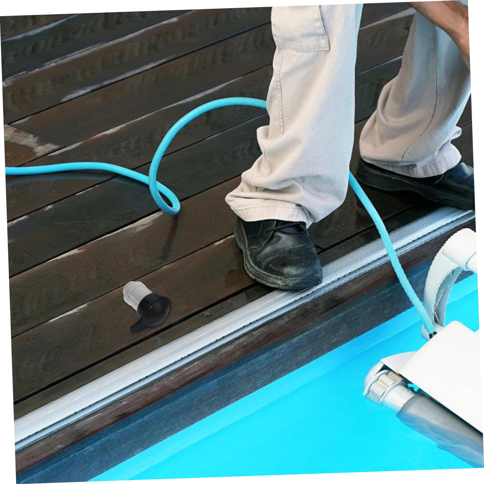 BESTonZON 2pezzi Sostituzione Adattatore Per Valvola Pompa Piscina Compatibile Valvola Iniezione Per Facile Scarico e Inflazione Della Piscina